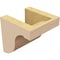 Ekena Millwork 5"W x 5"D x 5"H Wide Del Monte Rough Cedar Woodgrain TimberThane Corbel, Primed Tan CORUR05X05X05DELRCPR - alternate 3